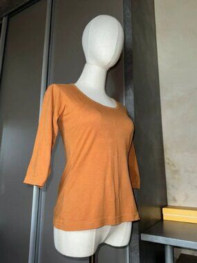 Top marron camel